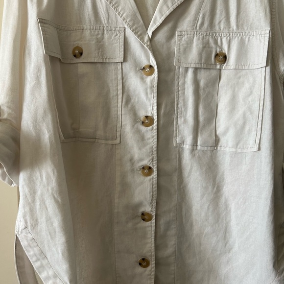 Free People Sunshine In My Pockets Buttondown - Picture 2 of 5